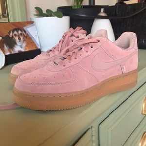 Nike Air Force 1s pink